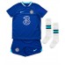 Chelsea Jorginho #5 Hjemmebanesæt Børn 2022-23 Kortærmet (+ Korte bukser)